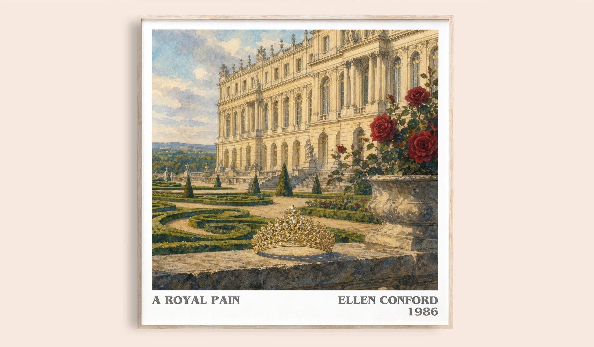 A royal pain Literary Art Print by Ellen Conford