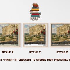 A royal pain literary print in frame leaning in hallway – young adult wall art