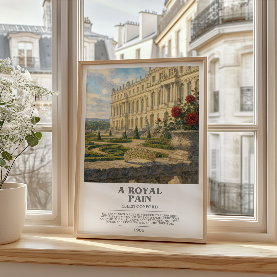 A royal pain bookish poster colour and style options – Ellen Conford book art