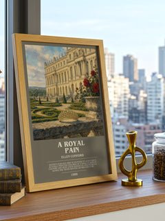 A royal pain bookish print framed by window – literary home decor