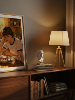 If this is love, I'll take spaghetti watercolour print on bookshelf – Ellen Conford fan gift