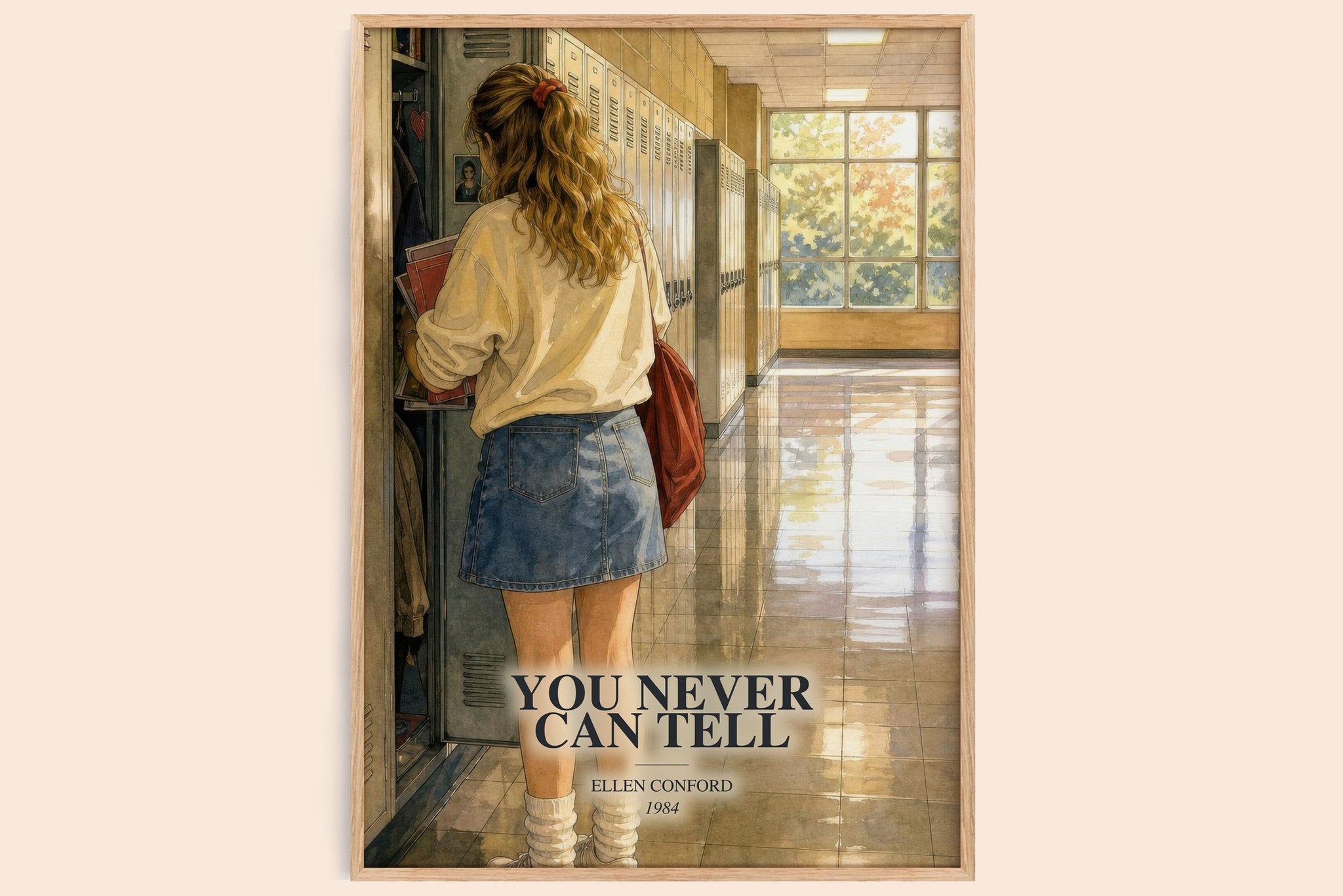 You never can tell Book Watercolour Illustration by Ellen Conford