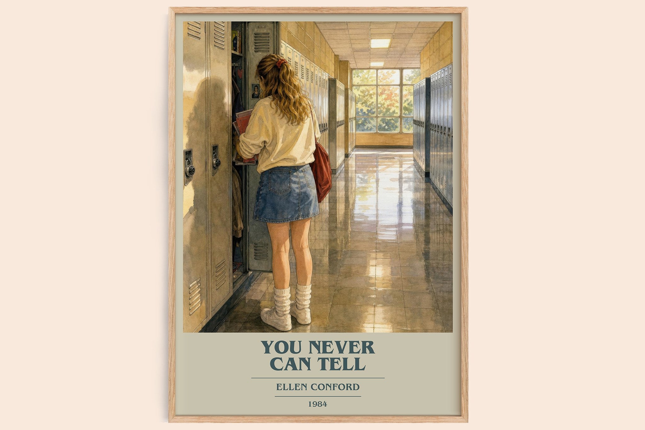 You never can tell Book Cover Poster by Ellen Conford