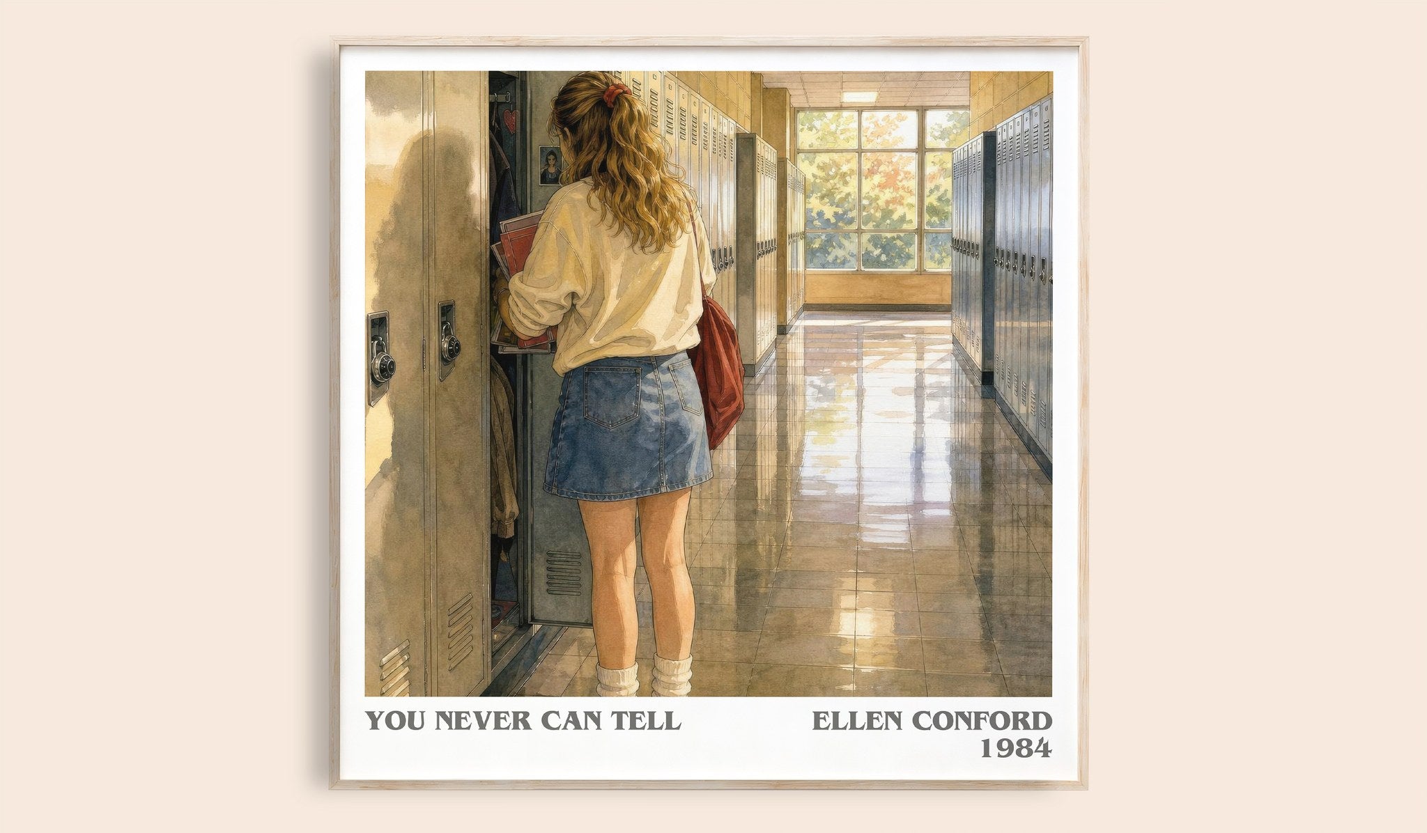 You never can tell Literary Art Print by Ellen Conford