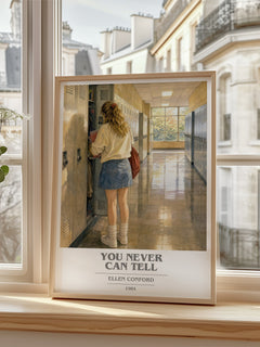 You never can tell book cover poster colour and style options – Ellen Conford book art