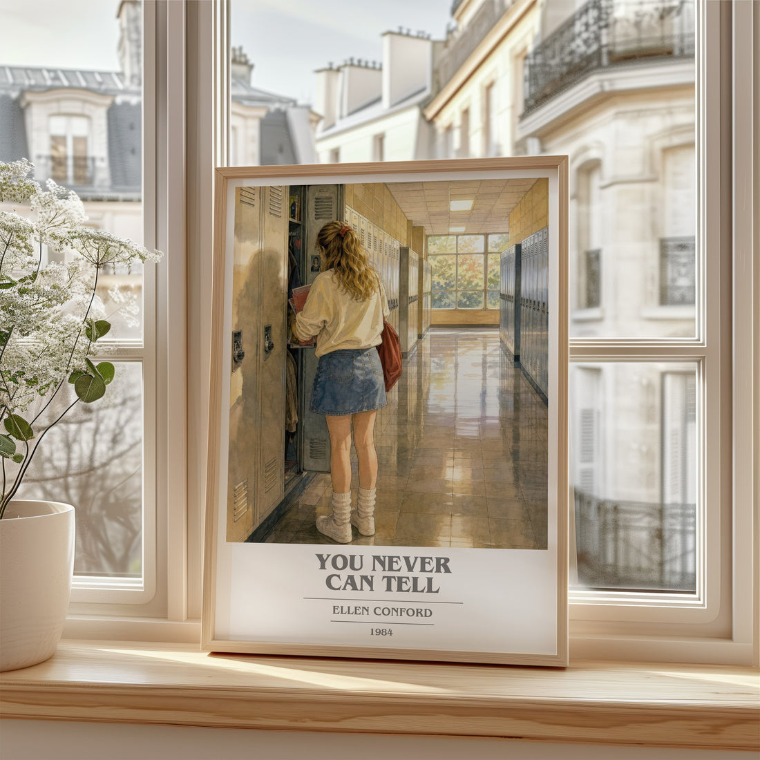 You never can tell book cover poster colour and style options – Ellen Conford book art