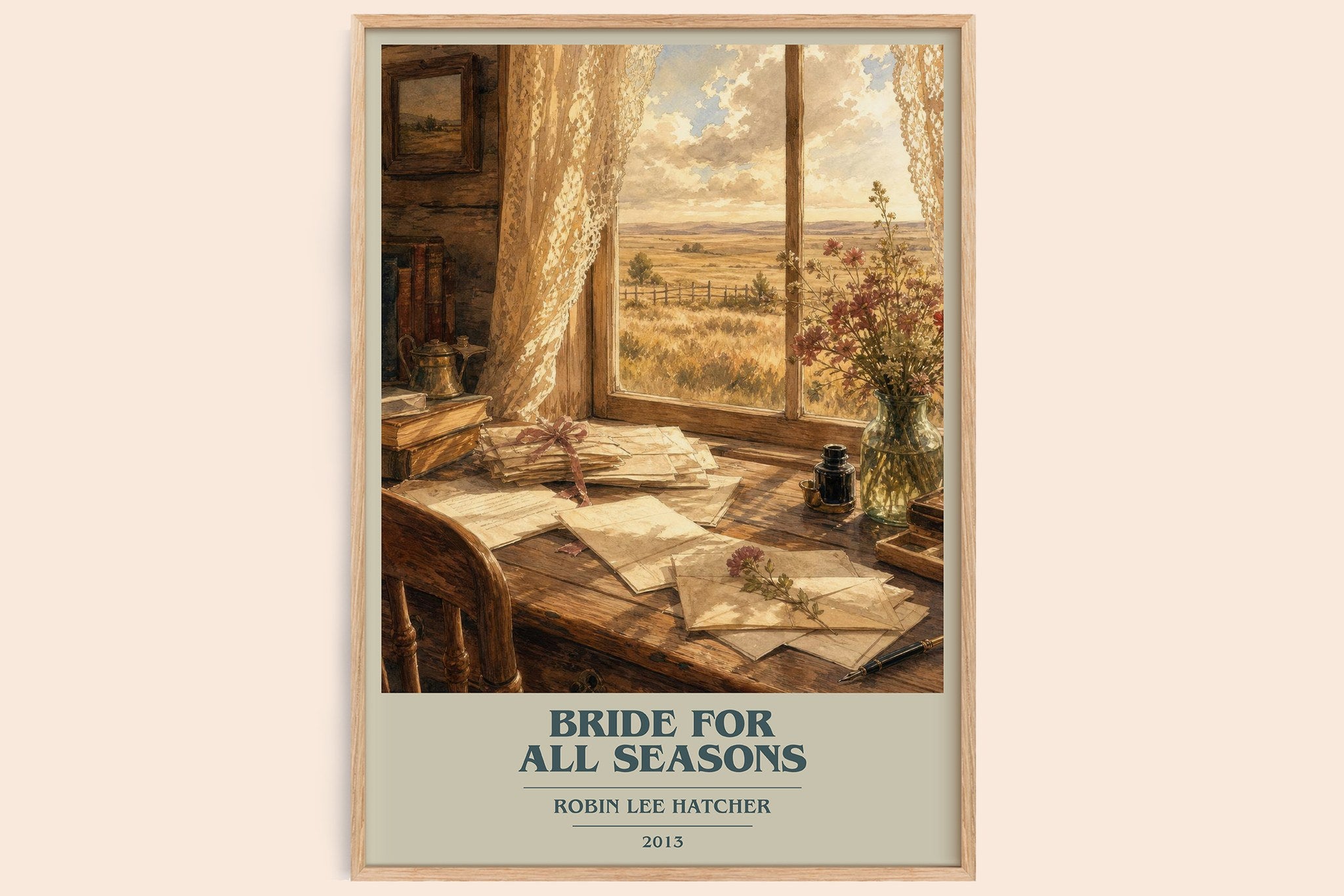 Bride for All Seasons Book Cover Poster by Robin Lee Hatcher