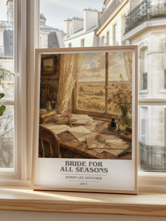 Bride for All Seasons book cover poster colour and style options – Robin Lee Hatcher book art