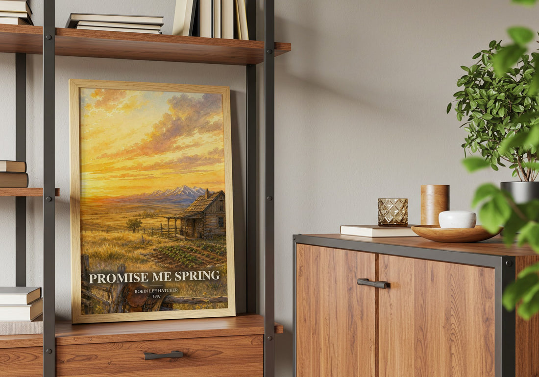 Promise Me Spring book watercolour illustration paper finish options – matte satin gloss