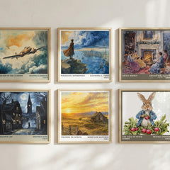 Promise Me Spring literary art print colour and style options – Robin Lee Hatcher book art