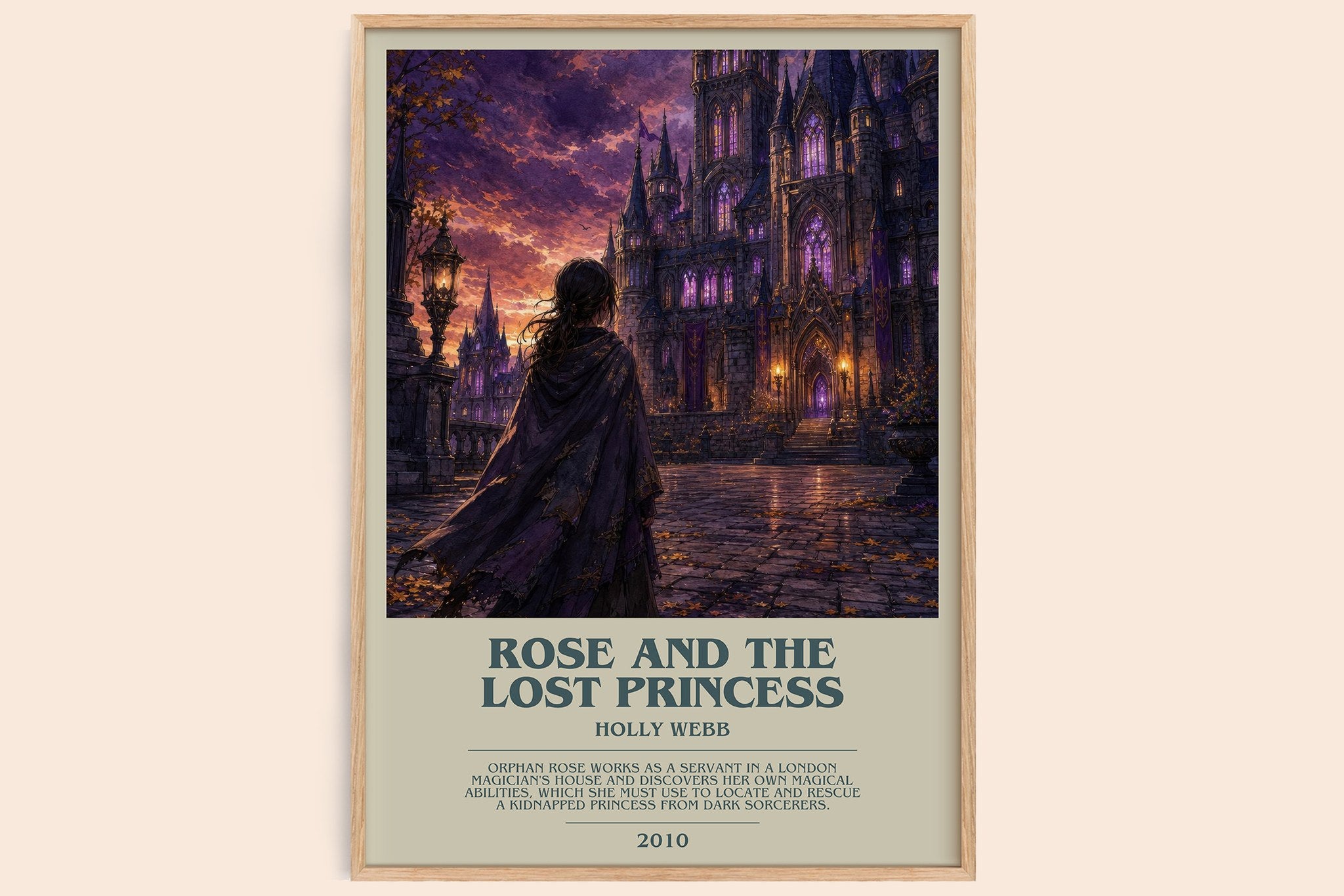 Rose And The Lost Princess Bookish Wall Art by Holly Webb