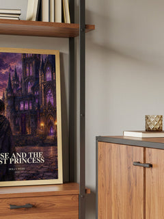 Rose And The Lost Princess book watercolour illustration paper finish options – matte satin gloss
