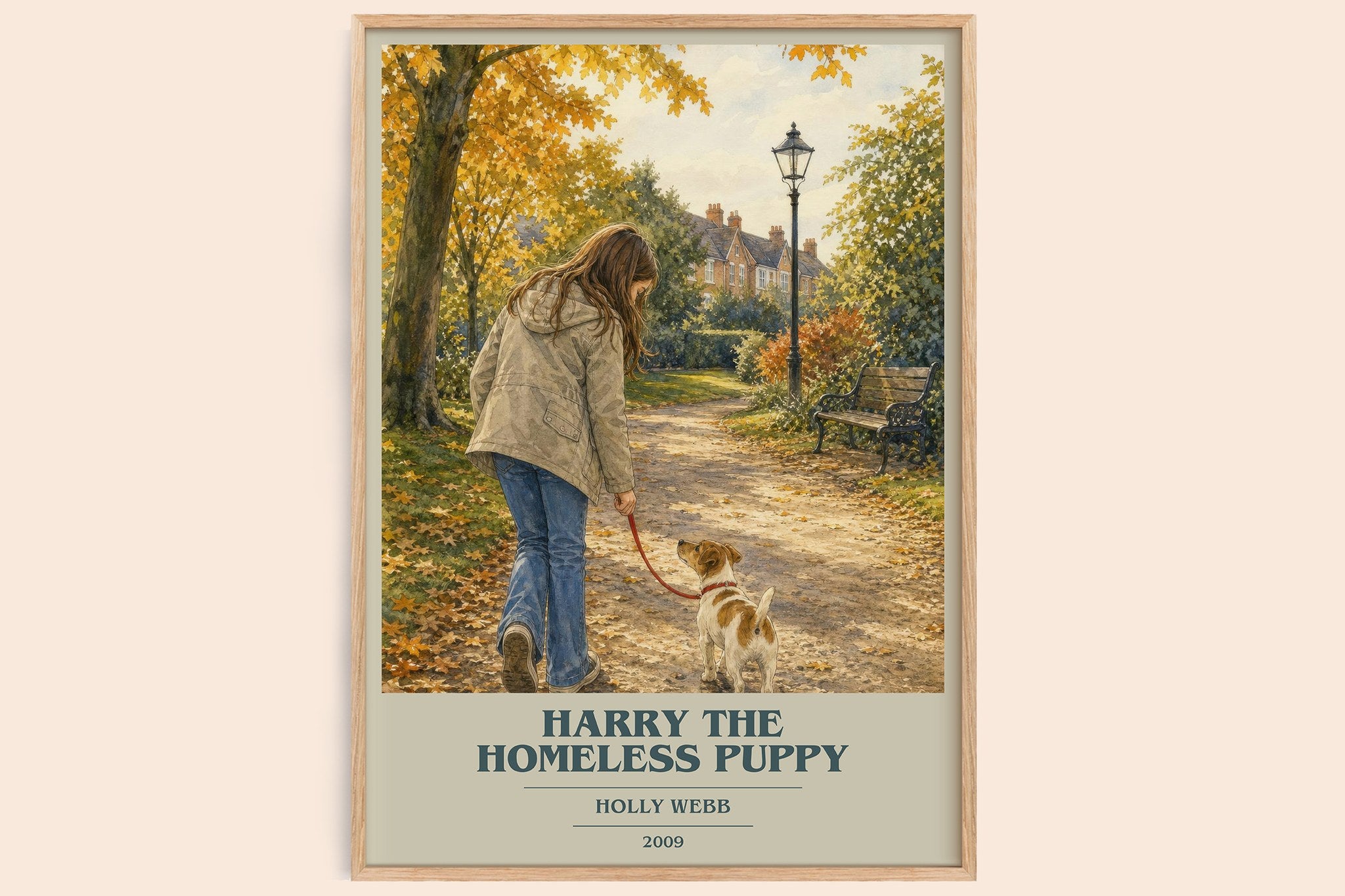 Harry the Homeless Puppy Book Cover Poster by Holly Webb