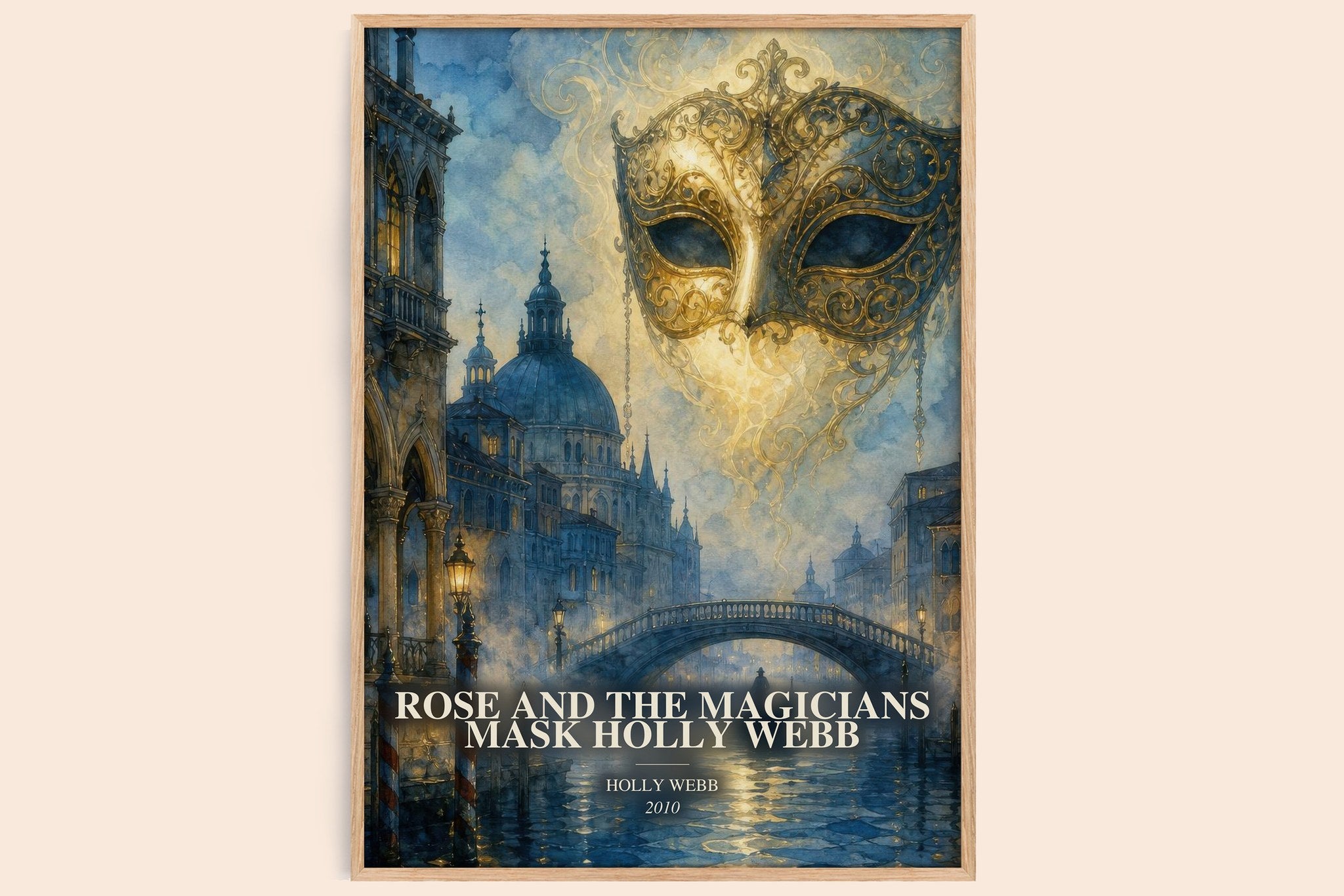 Rose and the Magicians Mask Holly Webb Book Watercolour Illustration by Holly Webb