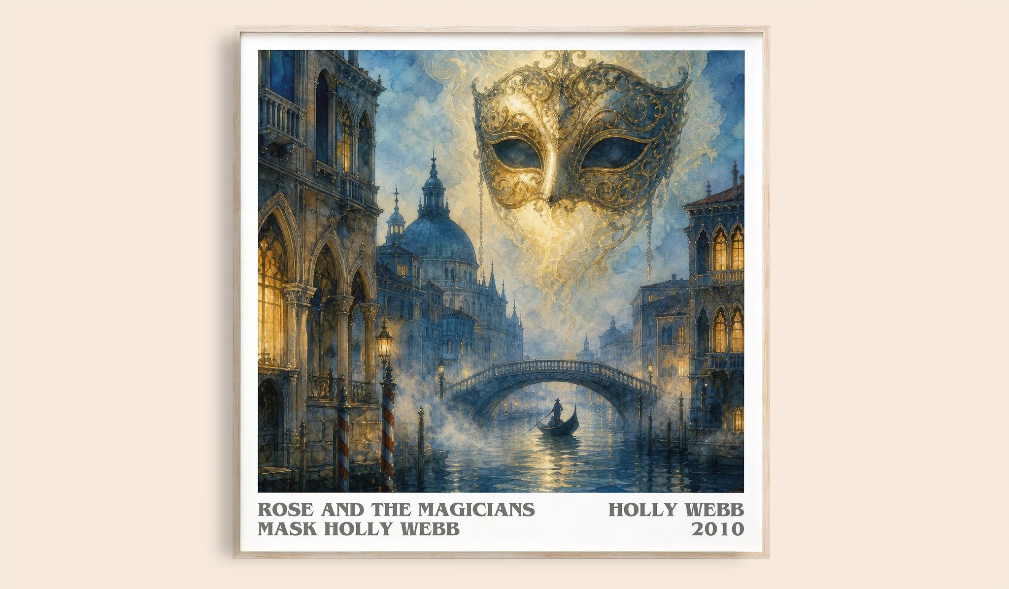 Rose and the Magicians Mask Holly Webb Literary Art Print by H. Webb