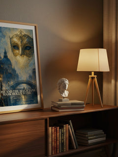 Rose and the Magicians Mask Holly Webb watercolour print on bookshelf – Holly Webb fan gift