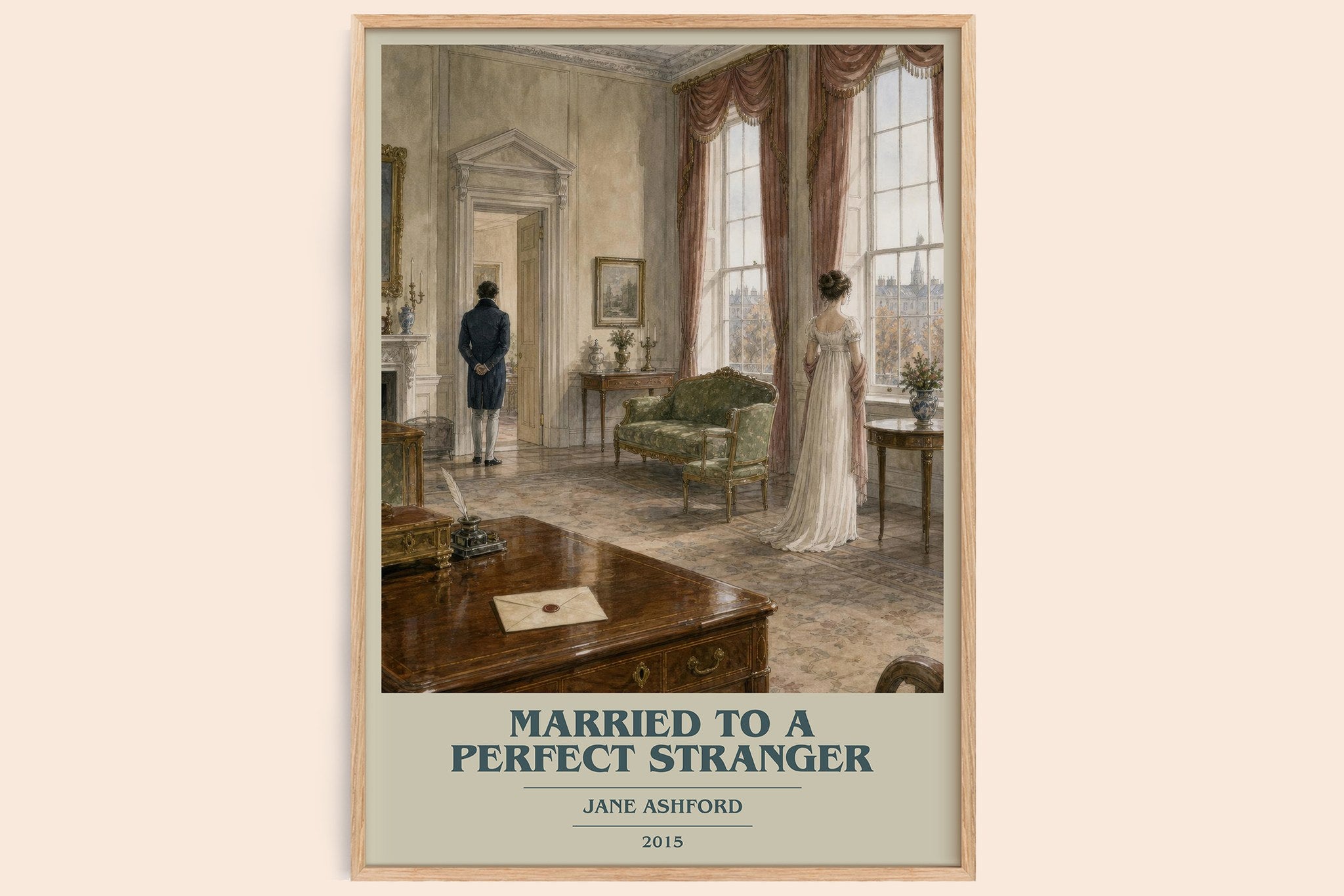 Married to a Perfect Stranger Book Cover Poster by Jane Ashford