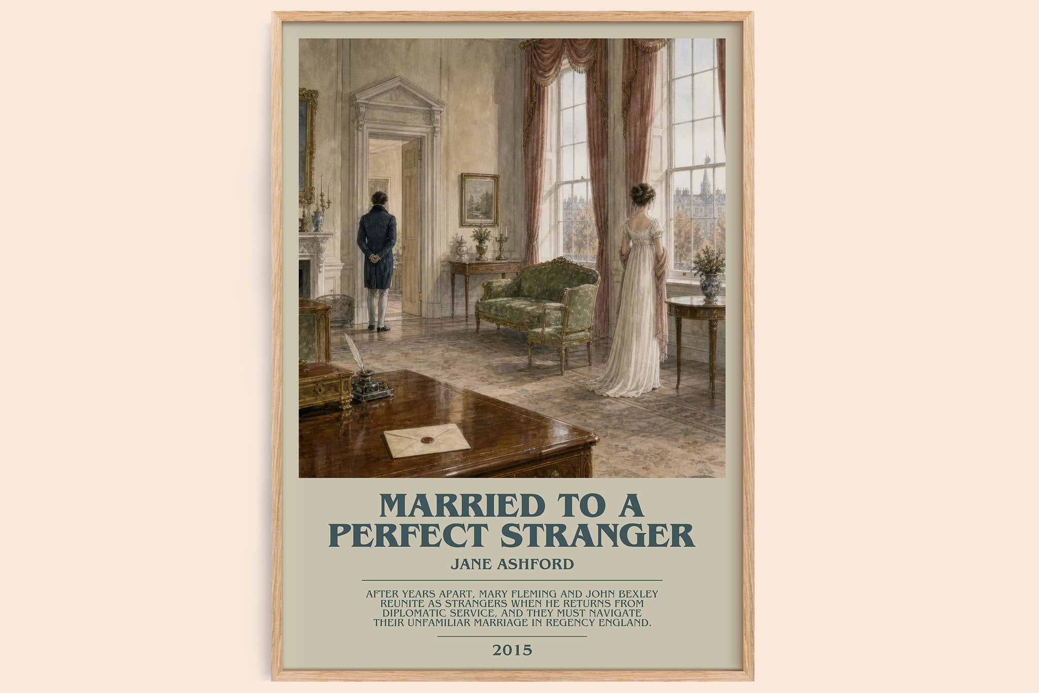 Married to a Perfect Stranger Bookish Wall Art by Jane Ashford