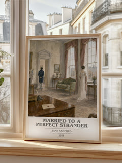 Married to a Perfect Stranger book cover poster colour and style options – Jane Ashford book art