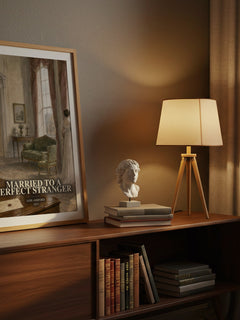 Married to a Perfect Stranger watercolour print on bookshelf – Jane Ashford fan gift