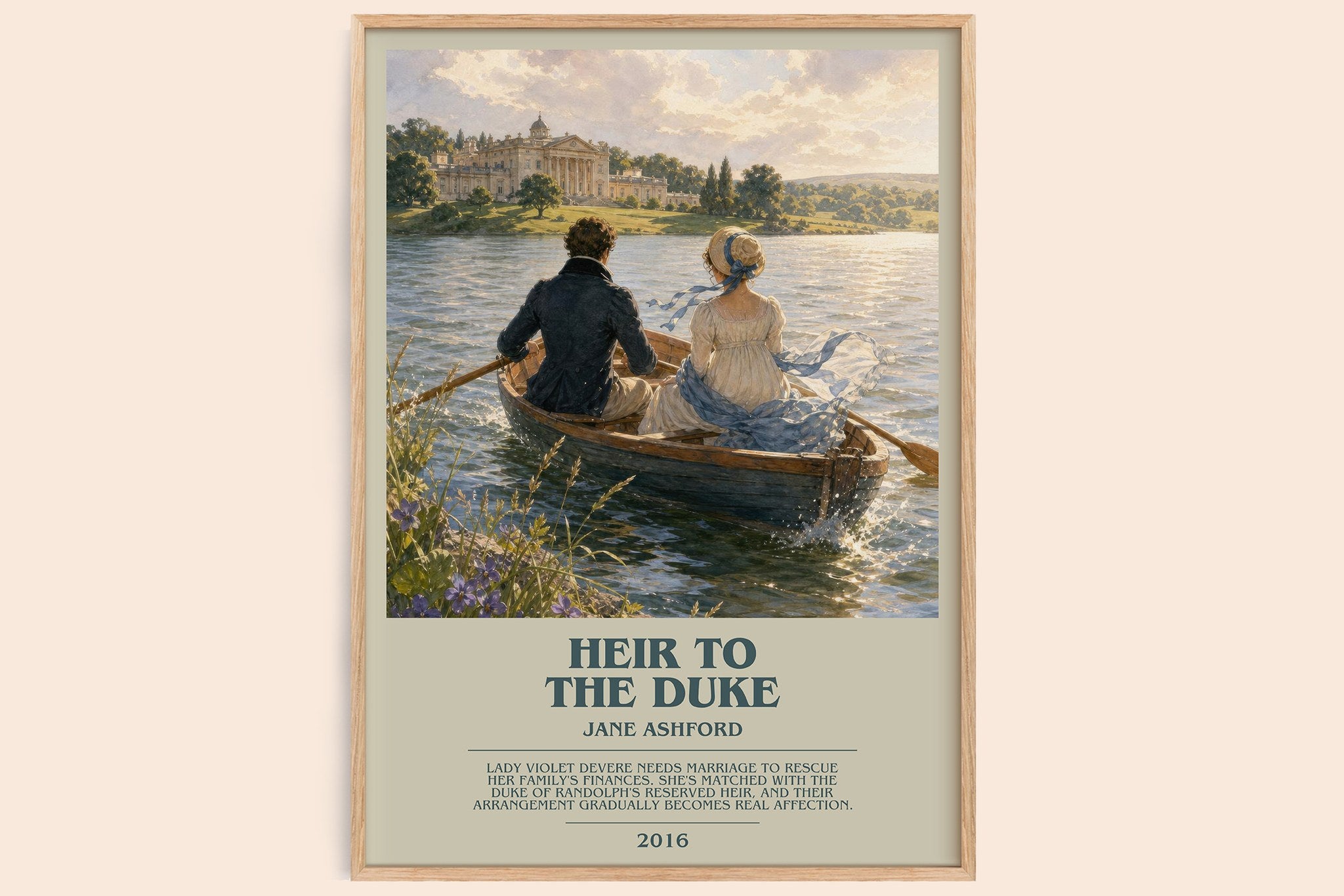 Heir to the Duke Bookish Wall Art by Jane Ashford