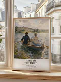 Heir to the Duke book cover poster colour and style options – Jane Ashford book art