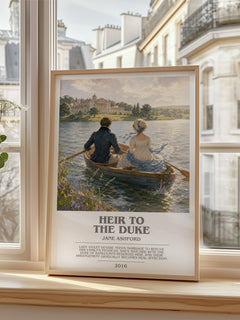 Heir to the Duke bookish poster colour and style options – Jane Ashford book art