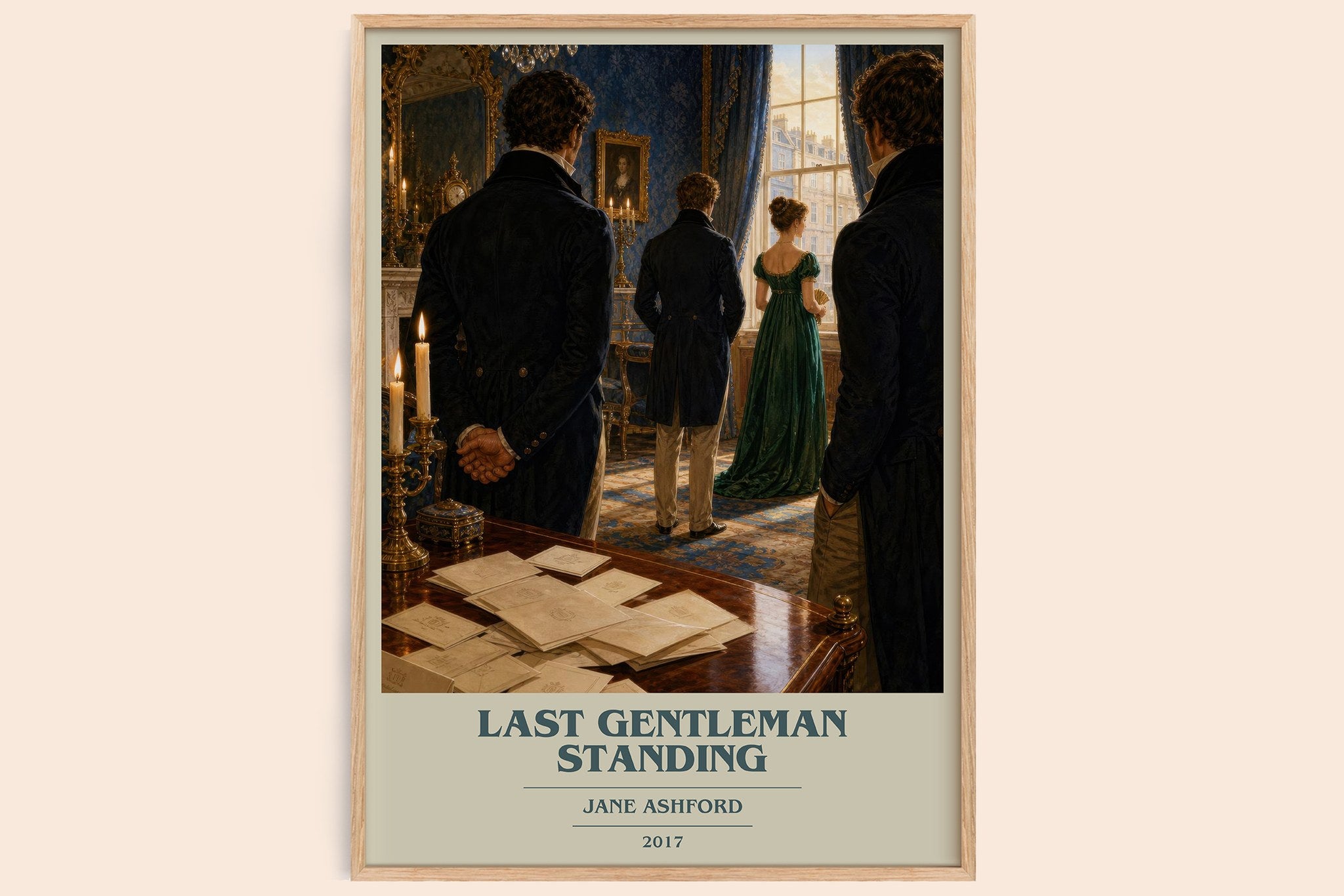 Last Gentleman Standing Book Cover Poster by Jane Ashford