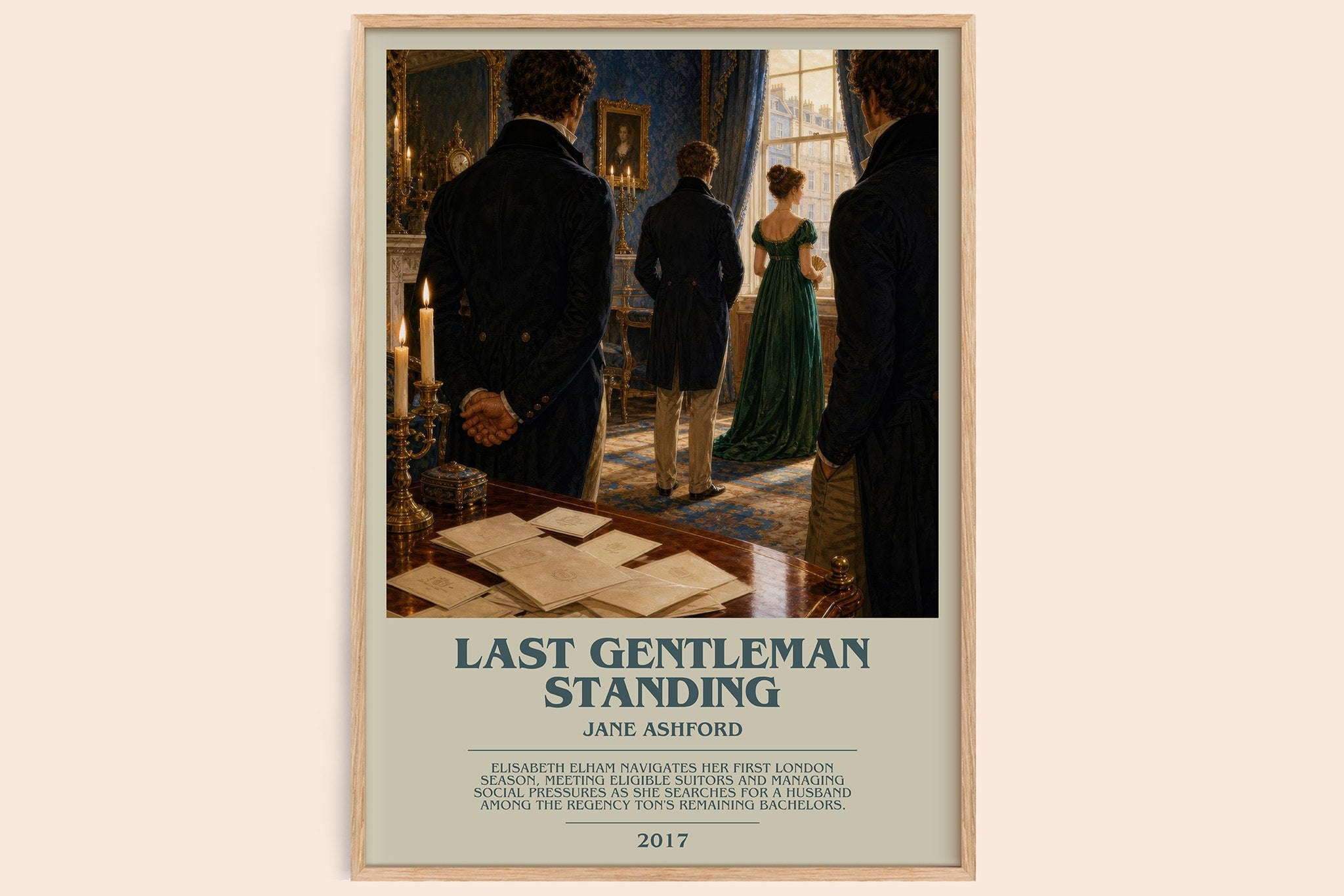 Last Gentleman Standing Bookish Wall Art by Jane Ashford