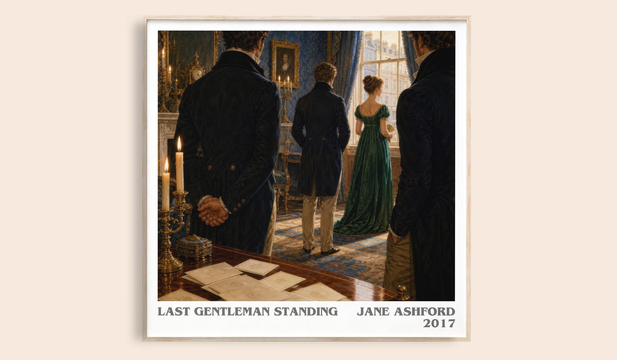 Last Gentleman Standing Literary Art Print by Jane Ashford