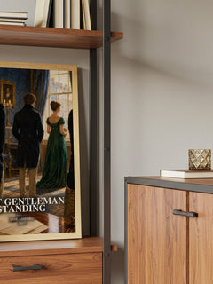 Last Gentleman Standing book watercolour illustration paper finish options – matte satin gloss