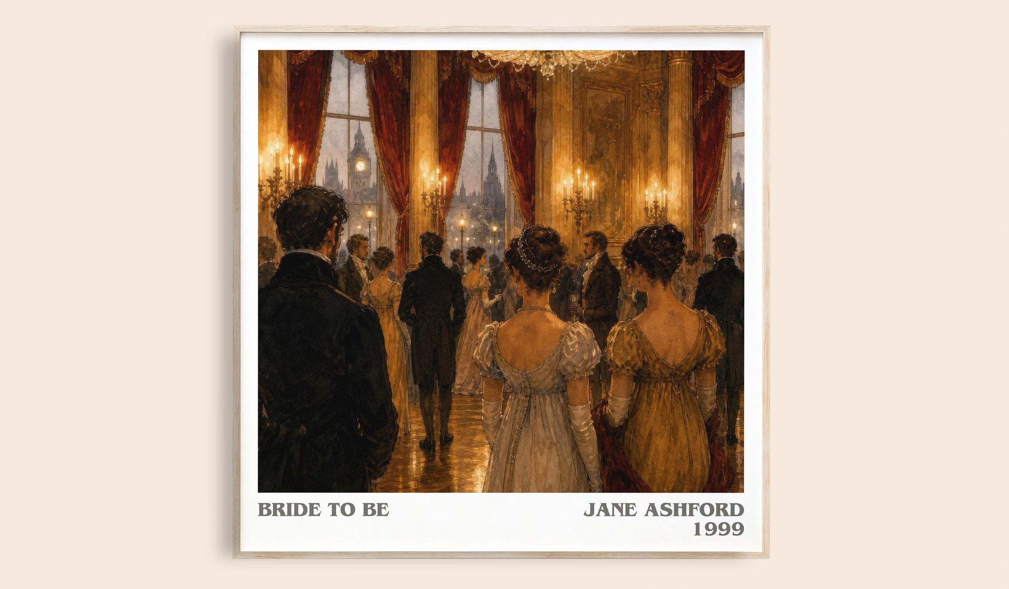 Bride to Be Literary Art Print by Jane Ashford