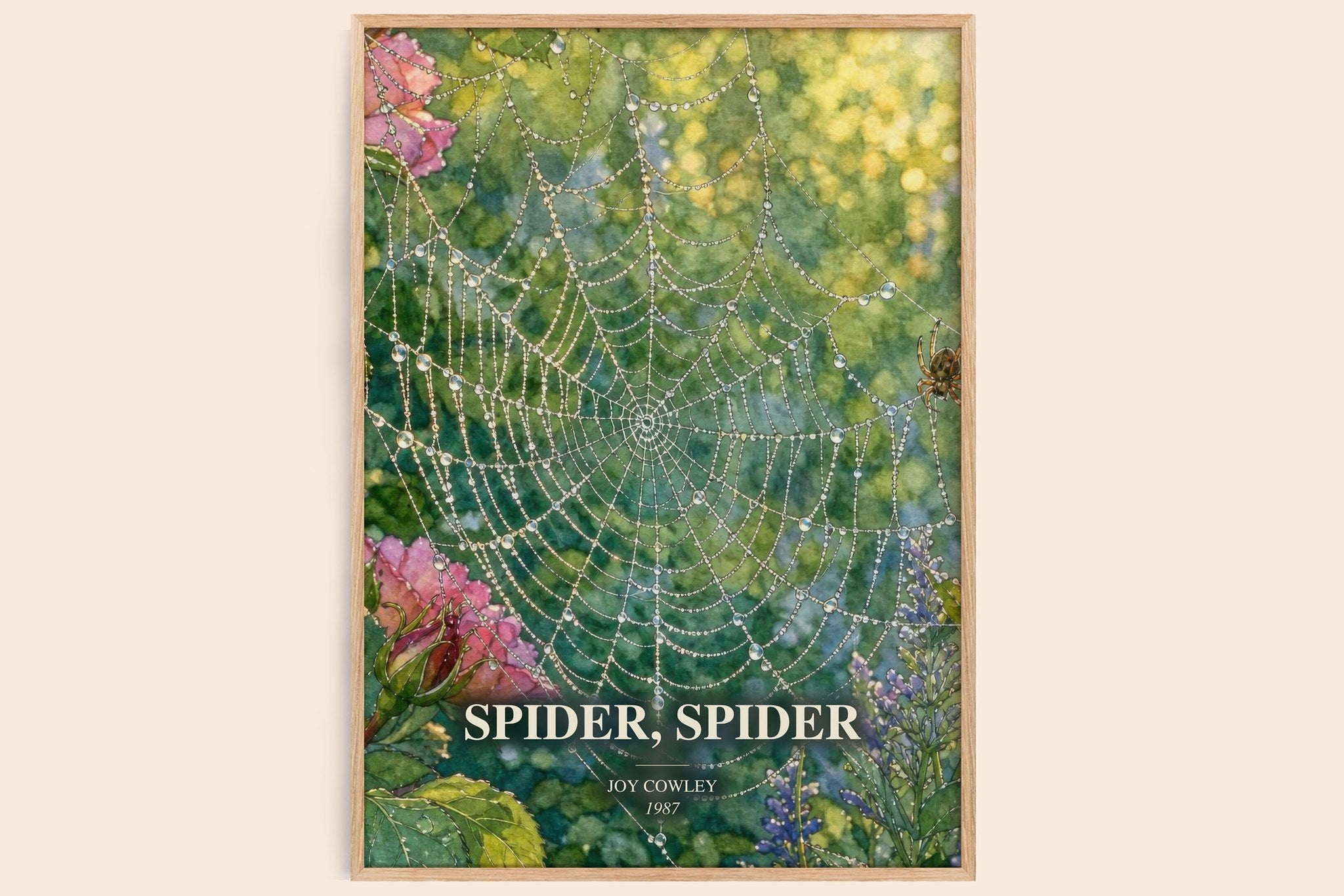 Spider, Spider Book Watercolour Illustration by Joy Cowley