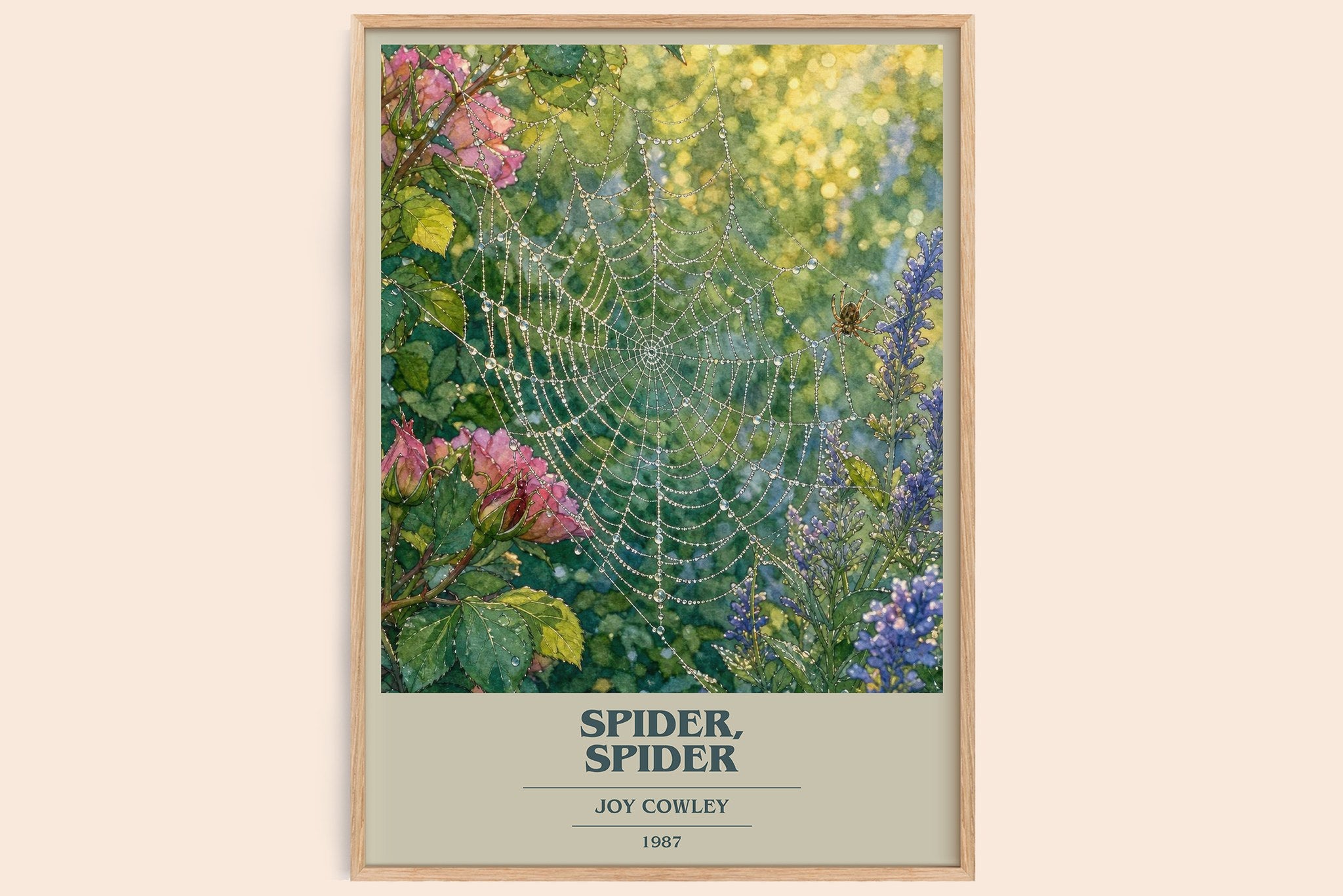 Spider, Spider Book Cover Poster by Joy Cowley