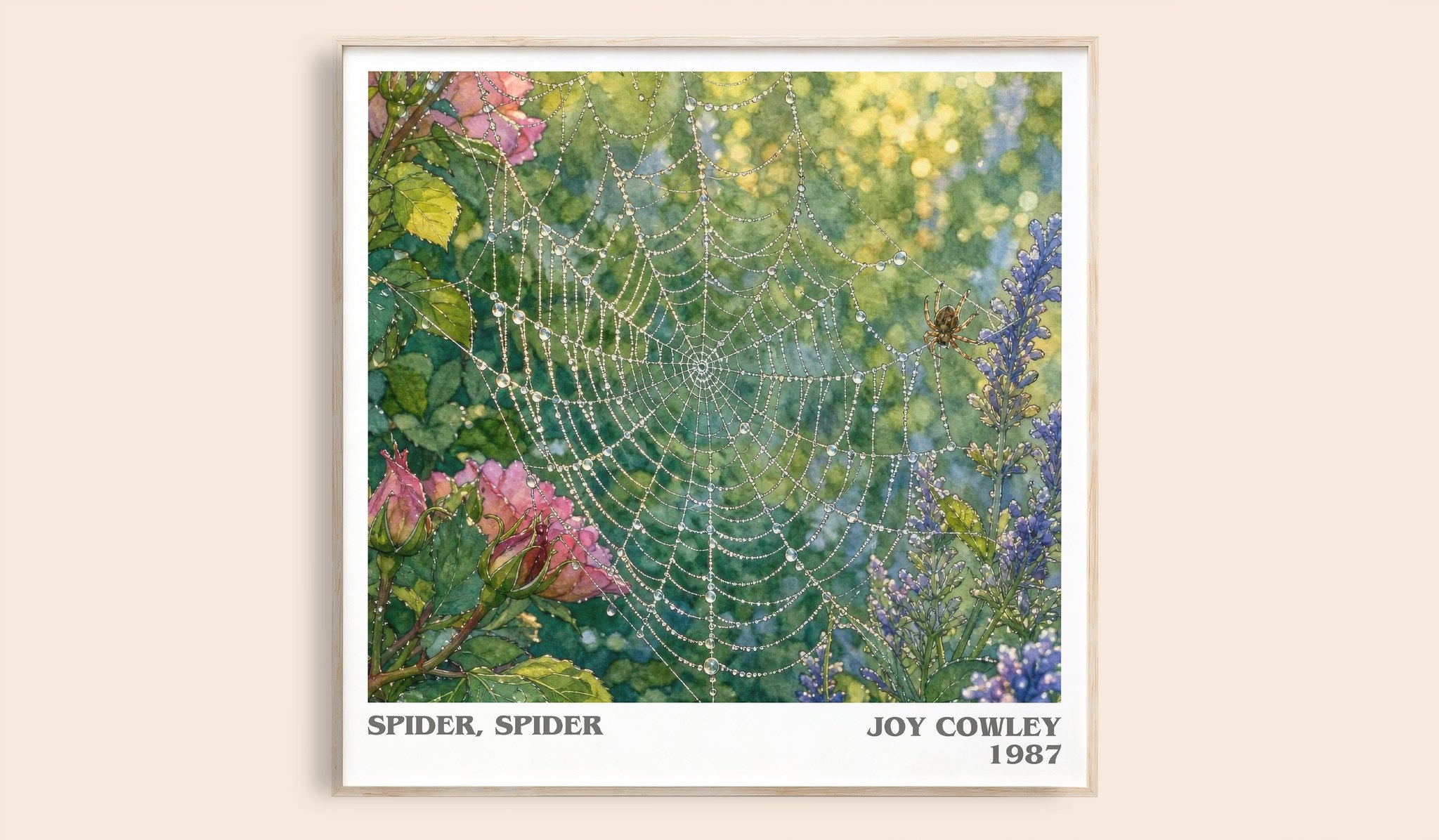 Spider, Spider Literary Art Print by Joy Cowley
