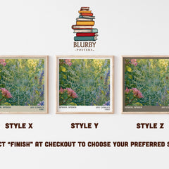 Spider, Spider literary print in frame leaning in hallway – thriller wall art