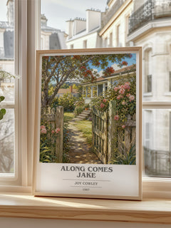 Along comes Jake book cover poster colour and style options – Joy Cowley book art