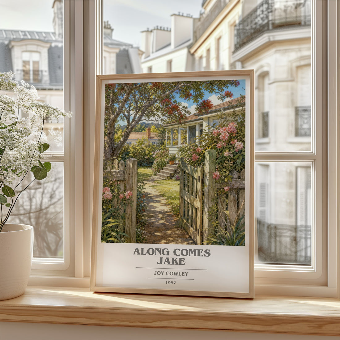 Along comes Jake book cover poster colour and style options – Joy Cowley book art