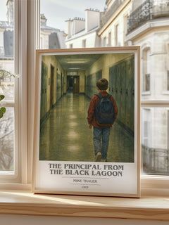 The Principal From the Black Lagoon book cover poster colour and style options – Mike Thaler book art