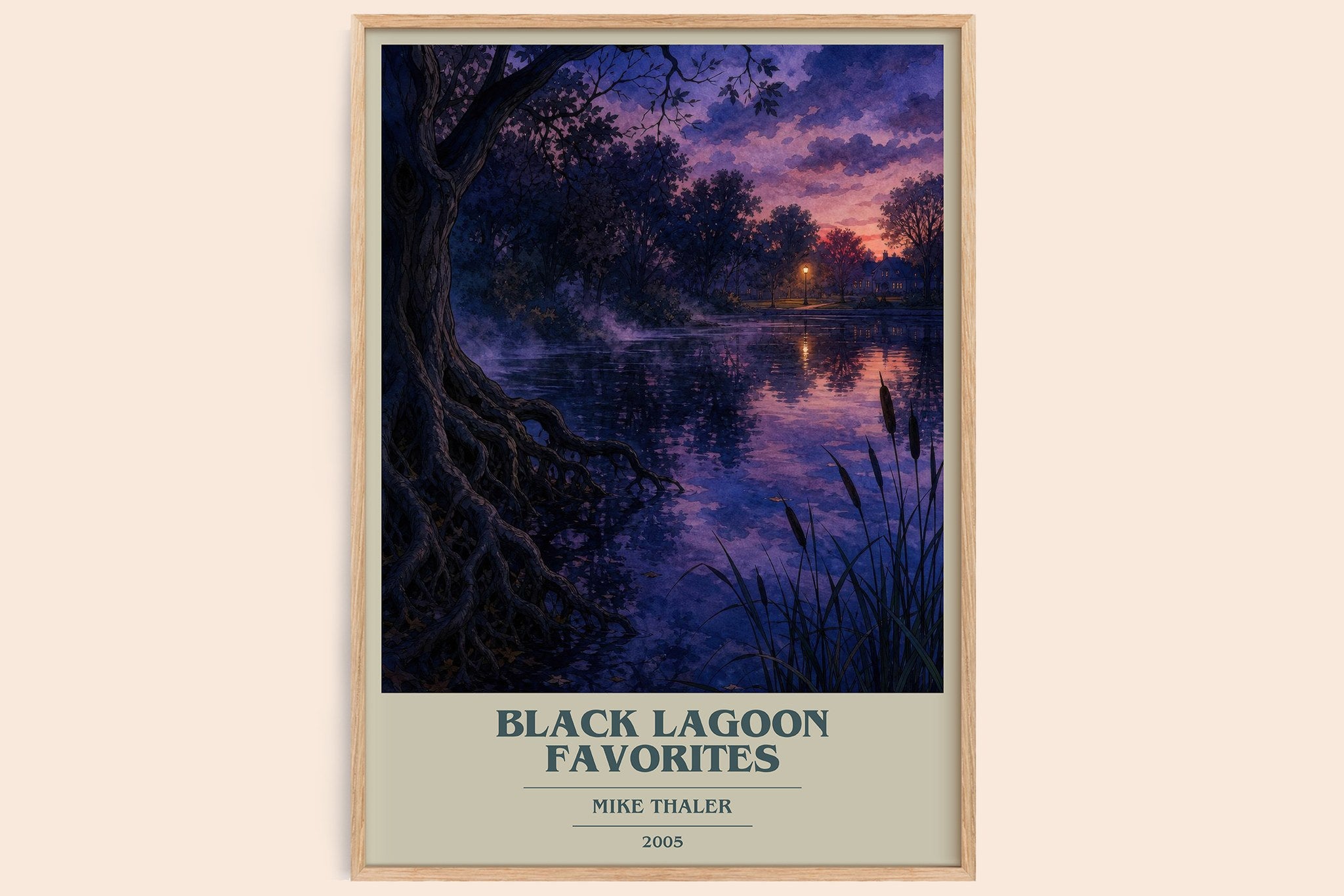 Black Lagoon favorites Book Cover Poster by Mike Thaler