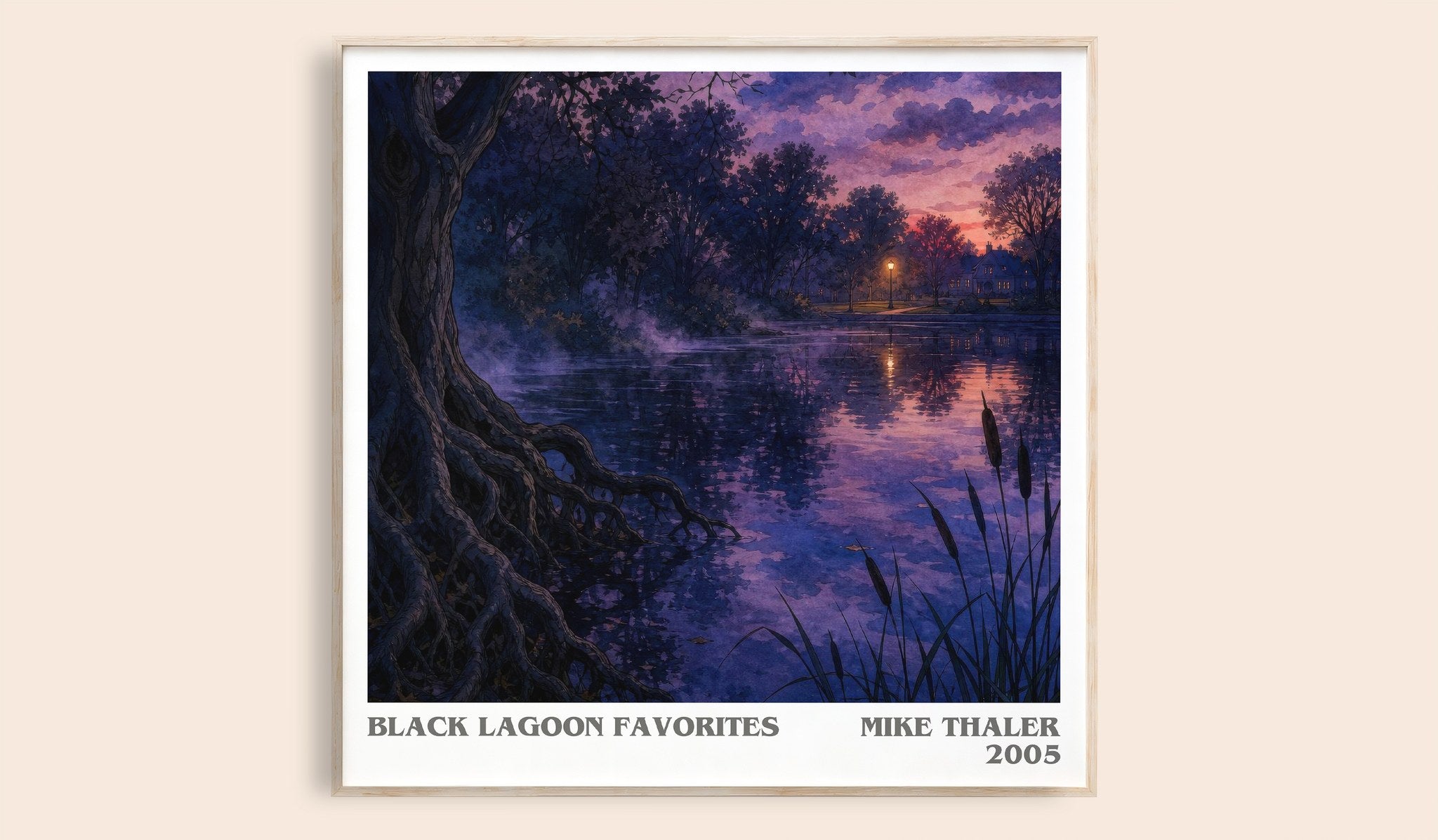 Black Lagoon favorites Literary Art Print by Mike Thaler