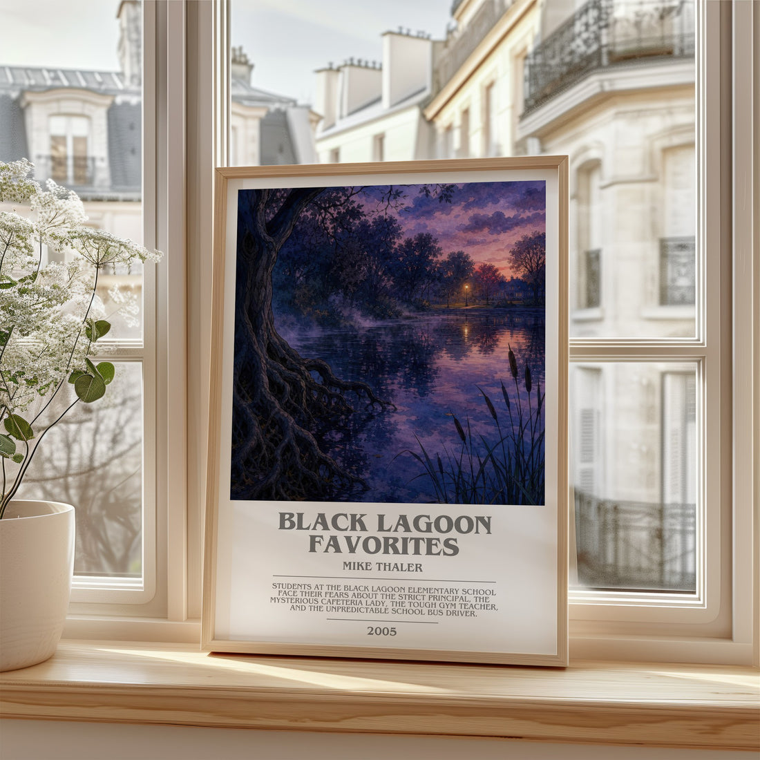 Black Lagoon favorites bookish poster colour and style options – Mike Thaler book art