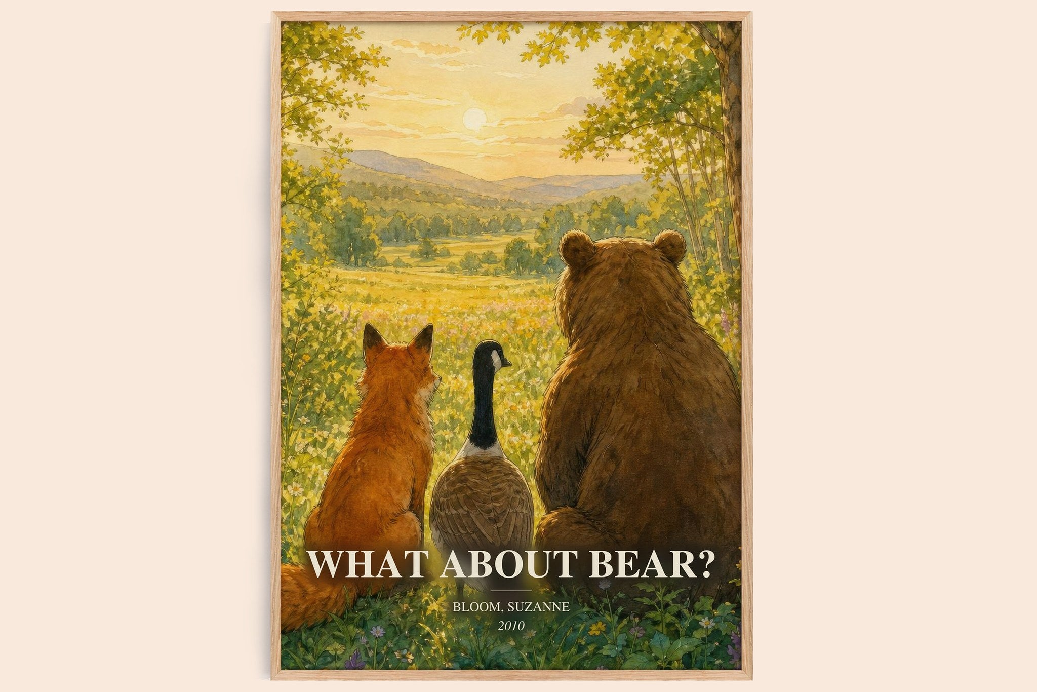 What about Bear? Book Watercolour Illustration by Bloom, Suzanne