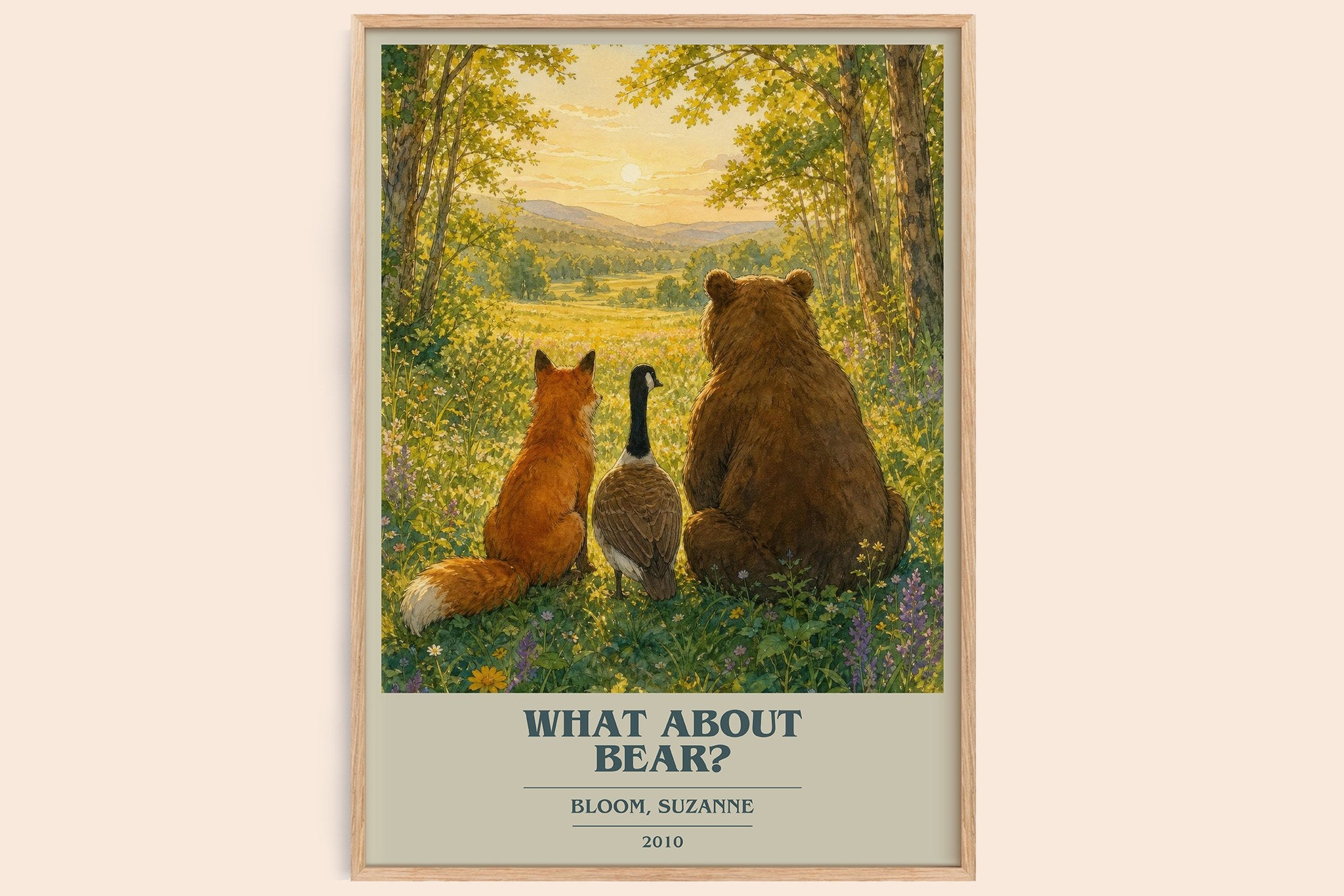What about Bear? Book Cover Poster by Bloom, Suzanne