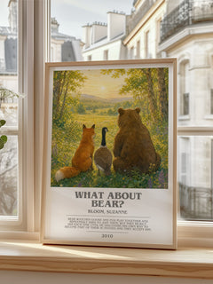 What about Bear? bookish poster colour and style options – Bloom, Suzanne book art