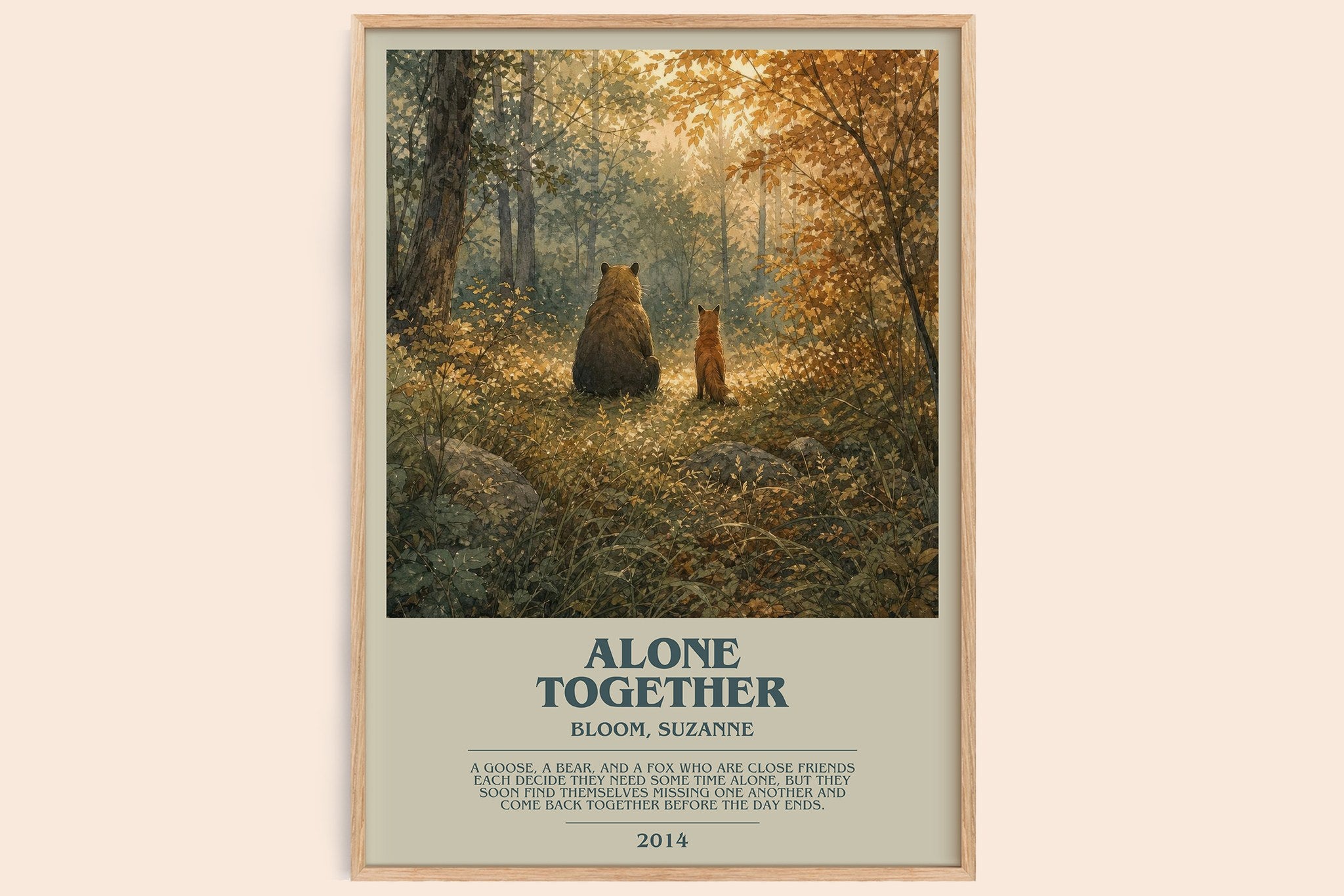Alone together Bookish Wall Art by Bloom, Suzanne