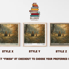 Alone together literary print in frame leaning in hallway – childrens wall art