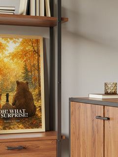 Oh! What a surprise! book watercolour illustration paper finish options – matte satin gloss