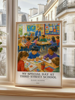 My Special Day at Third Street School book cover poster colour and style options – Bloom, Suzanne book art
