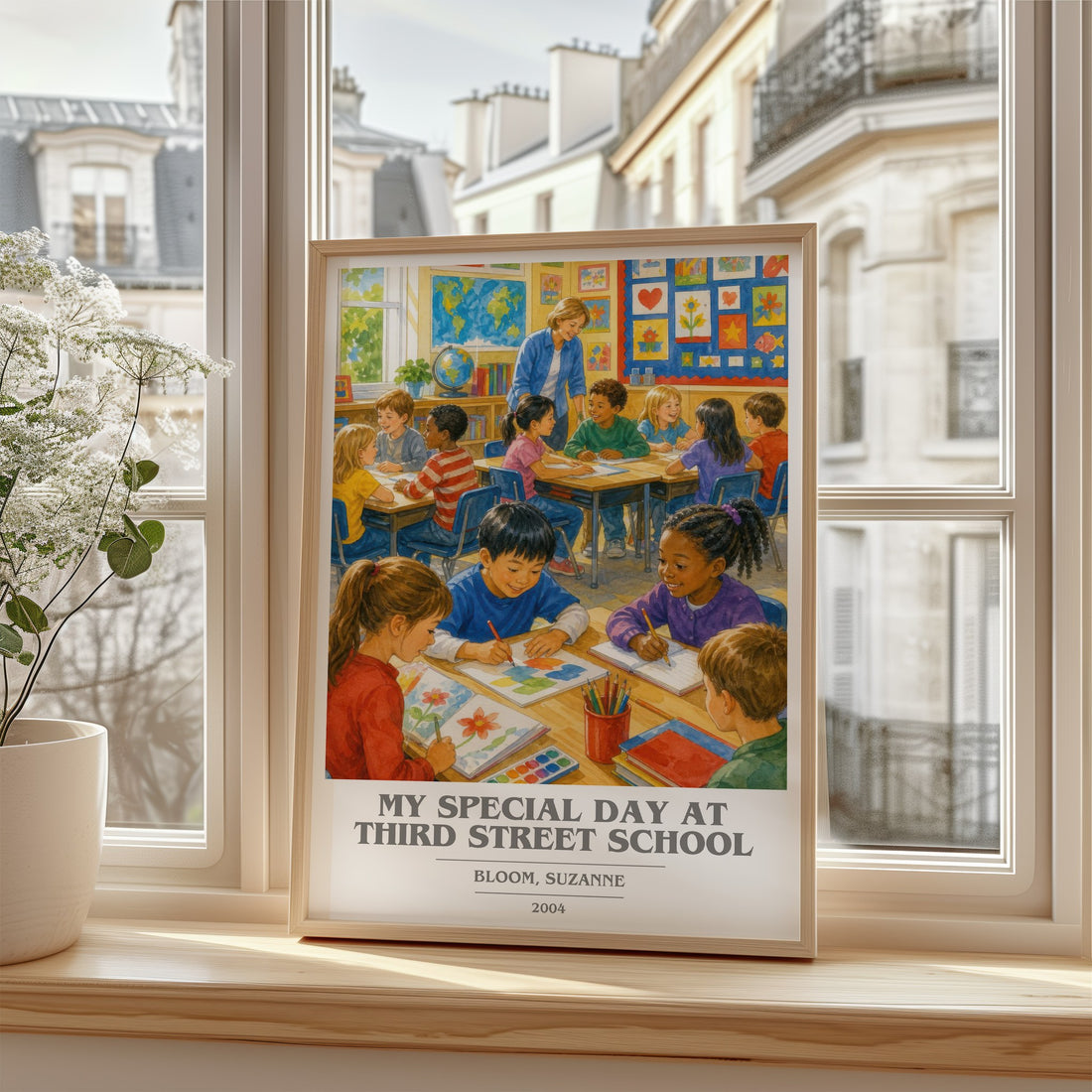 My Special Day at Third Street School book cover poster colour and style options – Bloom, Suzanne book art